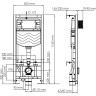 Система инсталляции для унитазов WASSERKRAFT ALLER 10TLT.010.ME.WM02